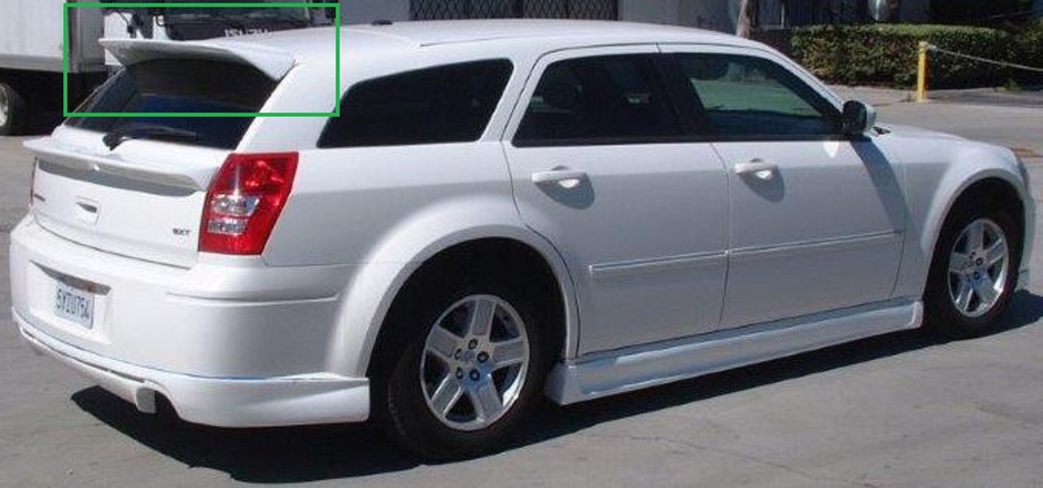 Wings West VIP Rear Roof Spoiler 05-08 Dodge Magnum